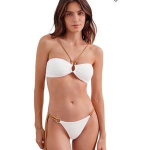 ViX Swimwear Firenze Diane Bandeau Top and Bottoms